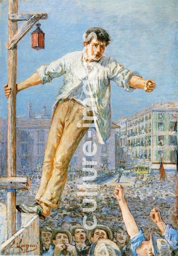 Emilio Longoni, Der Streikredner Emilio Longoni, Der Streikredner