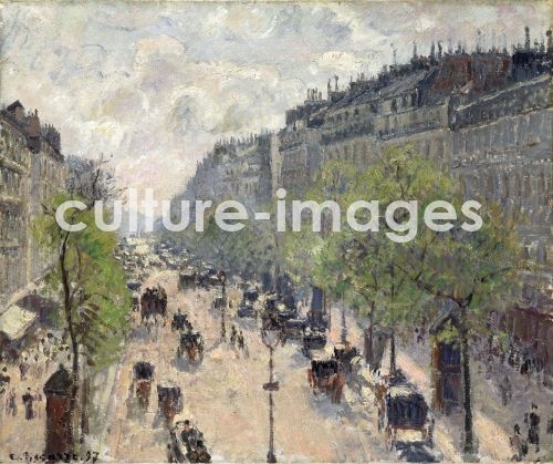 Camille Pissarro, Boulevard Montmartre, Frühling
