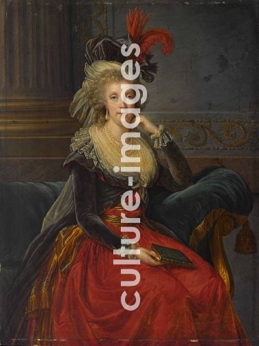 Marie Louise Elisabeth Vigée-Lebrun, Porträt von Erzherzogin Maria Karolina von Österreich (1752-1814)