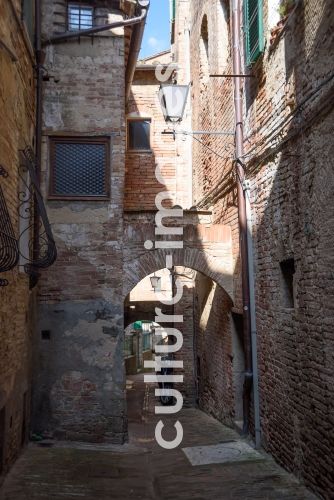 Siena, mittelalterliche Gasse - Siena, Medival Alley