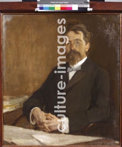 Nikolai Pawlowitsch Uljanow, Porträt des Schriftstellers Anton Tschechow (1860-1904)