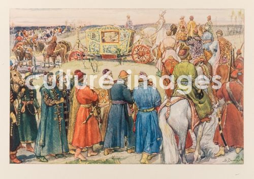 Viktor Michailowitsch Wasnezow, Illustration für Die Großfürstliche und zaristische Jagd in Rußland Viktor Michailowitsch Wasnezow, Illustration für Die Großfürstliche und zaristische Jagd in Rußland