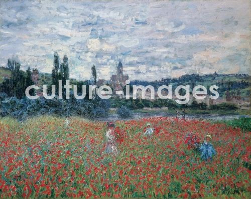 Claude Monet, Mohnfeld bei Vétheuil Claude Monet, Mohnfeld bei Vétheuil