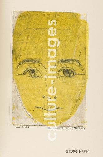 Ernst Ludwig Kirchner, Umbra Vitae (Porträt von Georg Heym)