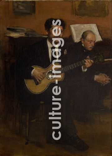 Edgar Degas, Lorenzo Pagans und Auguste de Gas
