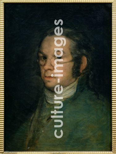 Francisco Goya, Selbstbildnis mit Brille