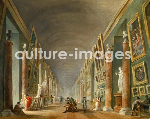 Hubert Robert, Die Grand Galerie des Louvre