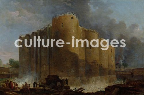 Hubert Robert, Die Zerstörung der Bastille den 14. Juli 1789