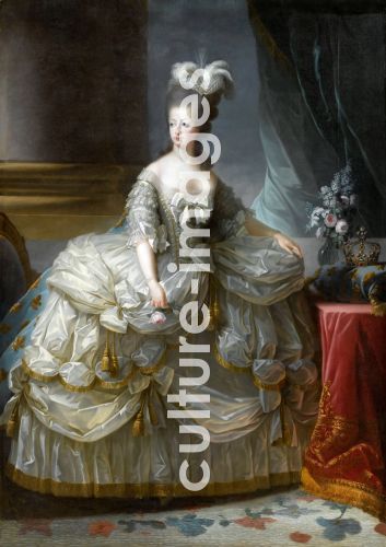 Marie Louise Elisabeth Vigée-Lebrun, Porträt von Marie Antoinette (1755-1793), Königin von Frankreich und Navarra