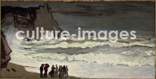Claude Monet, Grosse mer à Etretat Claude Monet, Grosse mer à Etretat