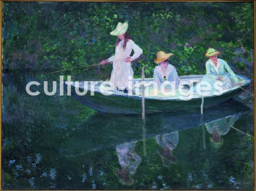 Claude Monet, Das Boot bei Giverny (En norvégienne) Claude Monet, Das Boot bei Giverny (En norvégienne)