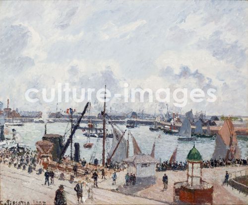 Camille Pissarro, Der Außenhafen von Le Havre. Morgen. Sonne