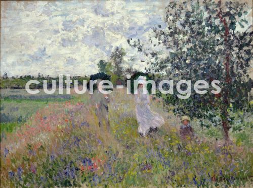 Claude Monet, Der Spaziergang bei Argenteuil Claude Monet, Der Spaziergang bei Argenteuil