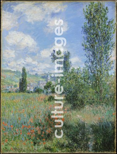 Claude Monet, Ansicht von Vétheuil Claude Monet, Ansicht von Vétheuil