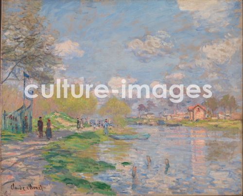 Claude Monet, Frühling an der Seine Claude Monet, Frühling an der Seine
