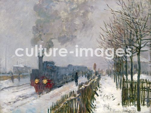 Claude Monet, Zug im Schnee (Die Lokomotive) Claude Monet, Zug im Schnee (Die Lokomotive)