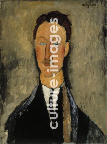 Amedeo Modigliani, Porträt von Léopold Survage Amedeo Modigliani, Porträt von Léopold Survage