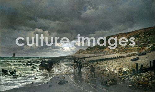 Claude Monet, La Pointe de la Hève bei Ebbe Claude Monet, La Pointe de la Hève bei Ebbe