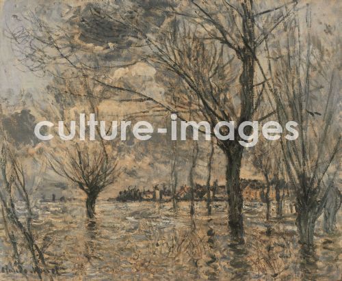 Claude Monet, Hochwasser an der Seine bei Vetheuil Claude Monet, Hochwasser an der Seine bei Vetheuil