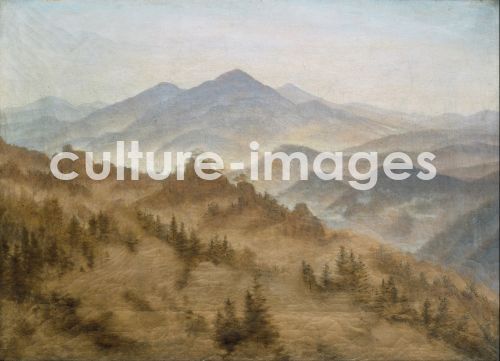 Caspar David Friedrich, Landschaft mit dem Rosenberg in der böhmischen Schweiz