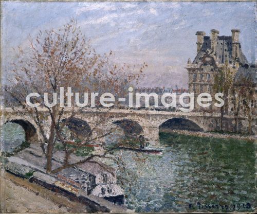 Camille Pissarro, Le Pont Royal und Pavillon de Flore