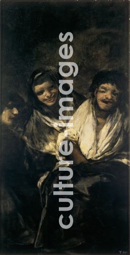 Francisco Goya, Zwei Frauen, einen Mann verspottend