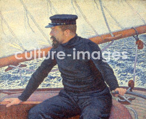 Théo van Rysselberghe, Paul Signac auf seinem Boot
