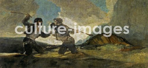 Francisco Goya, Duell mit Knüppeln