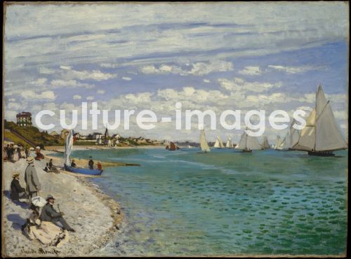 Claude Monet, Regatta bei Sainte-Adresse Claude Monet, Regatta bei Sainte-Adresse
