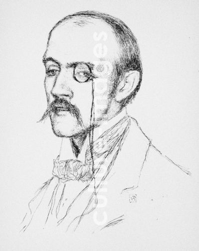 Théo van Rysselberghe, Porträt von Henri de Régnier