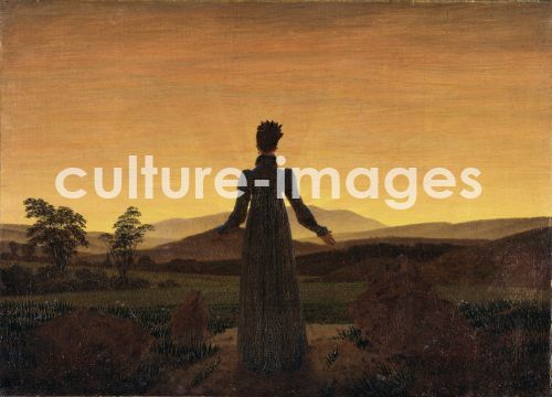 Caspar David Friedrich, Frau vor der untergehenden Sonne