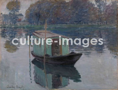 Claude Monet, Das Atelierboot (Le bateau-atelier) Claude Monet, Das Atelierboot (Le bateau-atelier)