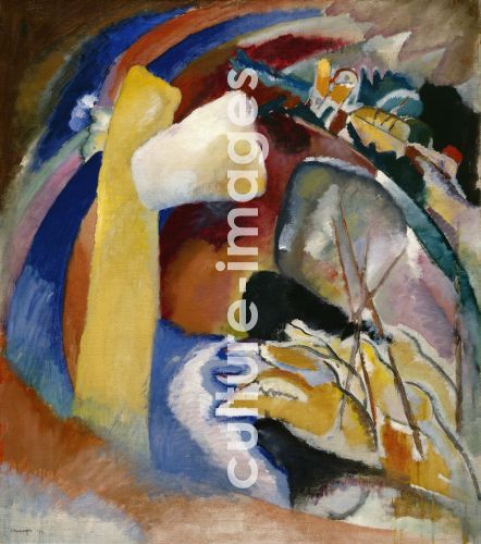 Wassily Wassiljewitsch Kandinsky, Entwurf zu Bild mit weisser Form Wassily Wassiljewitsch Kandinsky, Entwurf zu Bild mit weisser Form