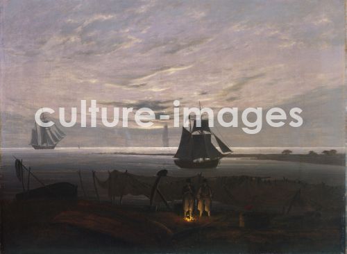 Caspar David Friedrich, Abend am Ostseestrand