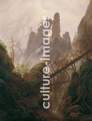 Caspar David Friedrich, Felsenlandschaft im Elbsandsteingebirge