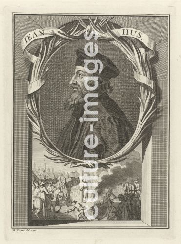 Bernard Picart, Porträt von Jan Hus