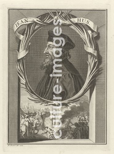 Bernard Picart, Porträt von Jan Hus Bernard Picart, Porträt von Jan Hus