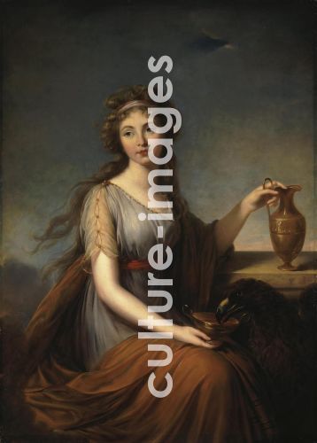 Marie Louise Elisabeth Vigée-Lebrun, Porträt von Anna Pitt als Hebe
