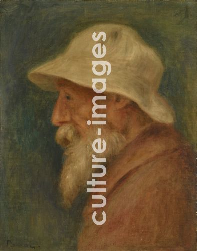 Pierre Auguste Renoir, Selbstbildnis mit weißem Hut