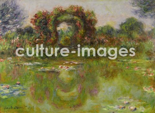 Claude Monet, Bassin aux Nymphéas, les Rosiers Claude Monet, Bassin aux Nymphéas, les Rosiers