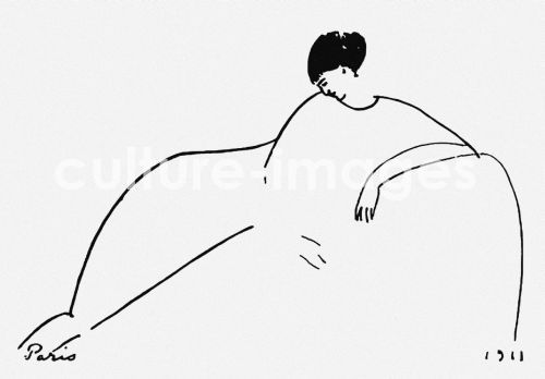 Amedeo Modigliani, Anna Achmatowa Amedeo Modigliani, Anna Achmatowa