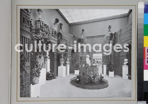 Léon Bakst, Saal der Skulptur auf der Djaghilews Exposition de l