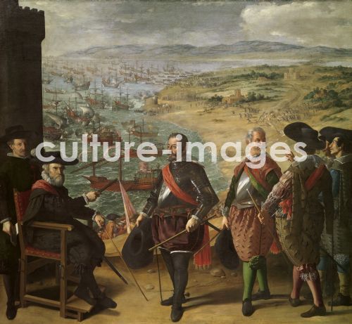 Zurbarán, Francisco, de, Die Verteidigung von Cádiz gegen die englische Flotte 1625