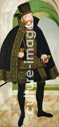 Lucas Cranach der Jüngere, Porträt von Kurfürst August von Sachsen (1526-1586)