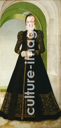 Lucas Cranach der Jüngere, Prinzessin Anna von Dänemark (1532-1585), Kurfürstin von Sachsen