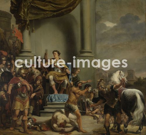 Ferdinand Bol, Titus Manlius verurteilt seinen Sohn zum Tode Ferdinand Bol, Titus Manlius verurteilt seinen Sohn zum Tode
