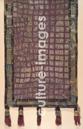 Satteldecke mit Löwen Satteldecke mit Löwen