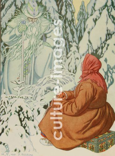 Iwan Jakowlewitsch Bilibin, Illustration zum Märchen Morosko