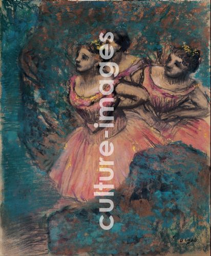Edgar Degas, Drei Tänzerinnen in Rot