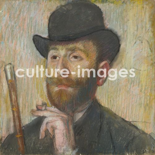 Edgar Degas, Porträt von Maler Zakar Zakarian (1849-1923)
